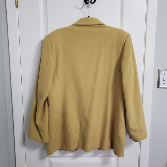 NORTHERN TRADITIONS Tan Cashmere & Wool Blazer Jacket - Picture 5 of 9